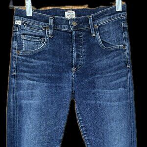 Citizens of Humanity High Rise Button Fly Straight Jeans 24 x 40